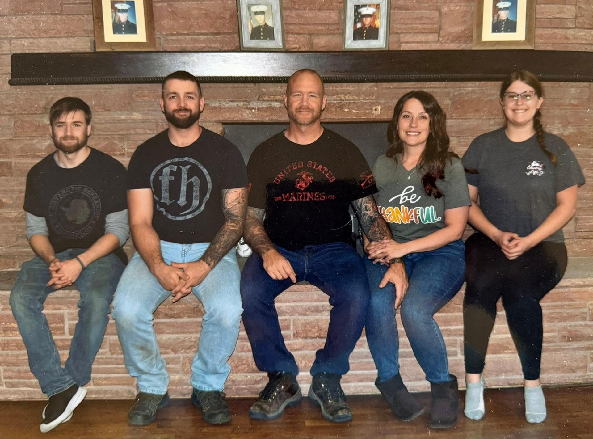 The Gossett family โ proud parents with deep roots in Limon